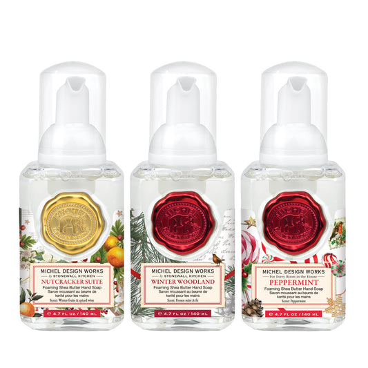 Michel Design Works Mini Christmas Foaming Hand Soap Set