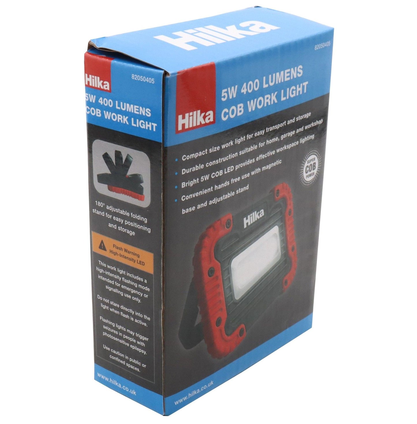 Hilka - 5W 400 Lumens COB Work Light - C/W Batteries - PROMO