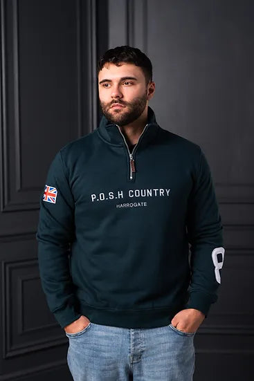 P.O.S.H Tidal Zip Sweatshirt