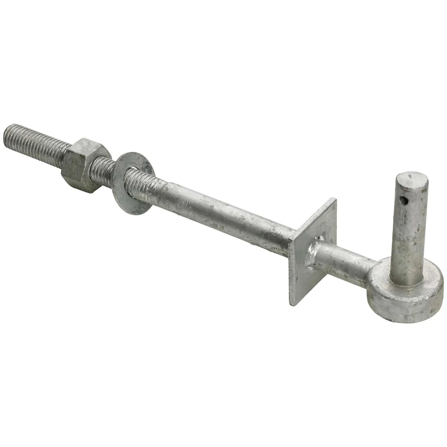 Gate Hook to Bolt with Welded Washer 3/4" x 12"
