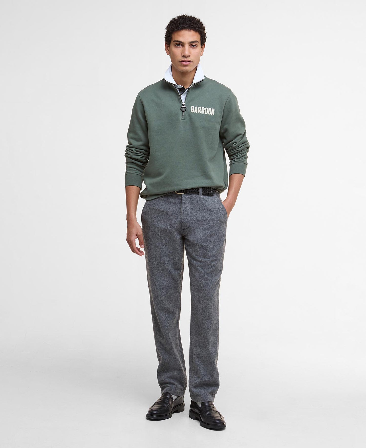 Barbour Cotes Half-Zip Sweatshirt