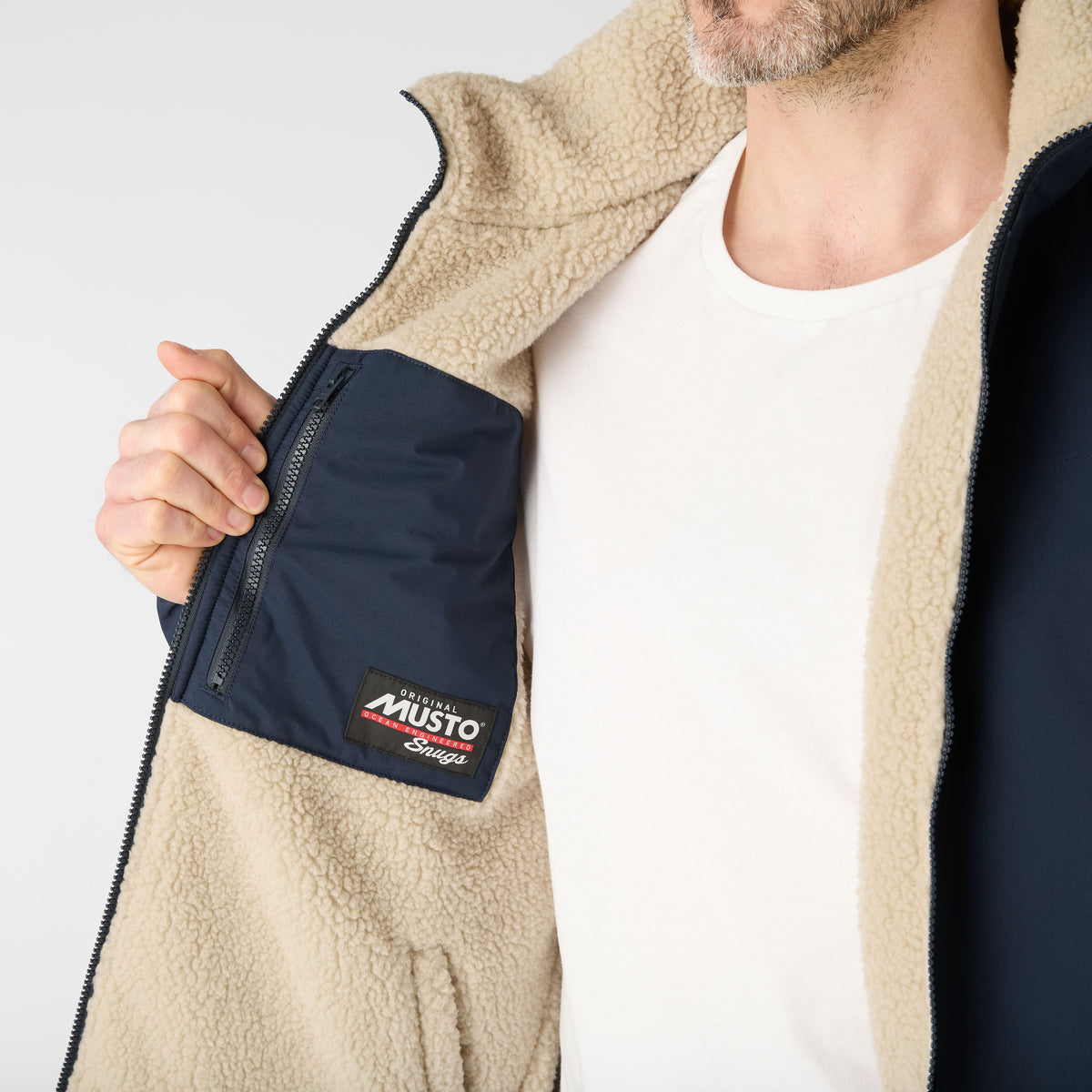 Musto Men's Snug Reversible Pile Jacket
