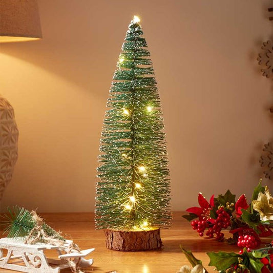 InLit Frosted Fir Tree - 30cm