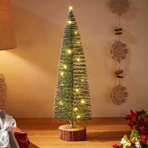 InLit Frosted Fir Tree - 40cm