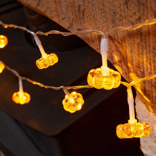 Pumpkin String Lights - Set of 20