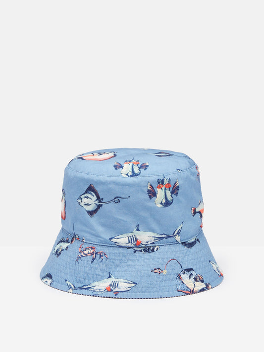 Joules Bayley Reversible Fish Bucket Hat