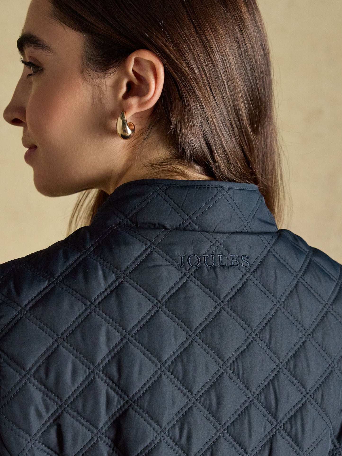 Joules Minx Showerproof Diamond Quilted Gilet