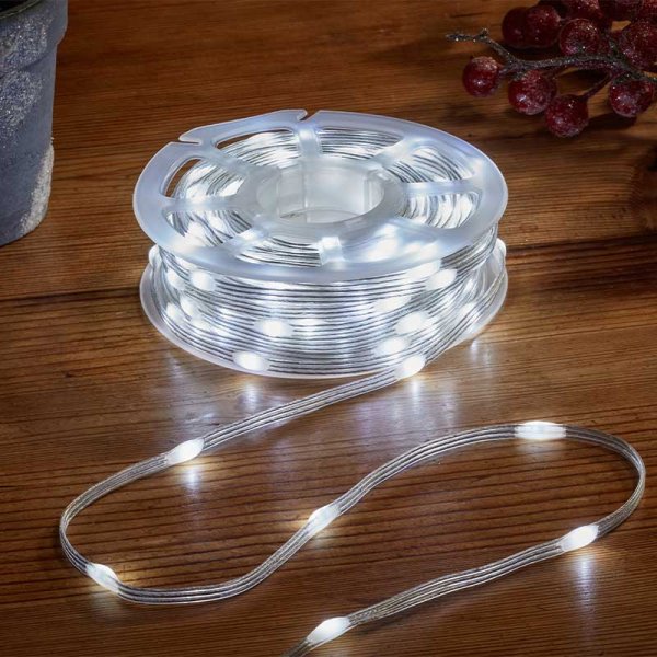 TwoTone String Lights - 200 LEDs - Warm/Cool , LV