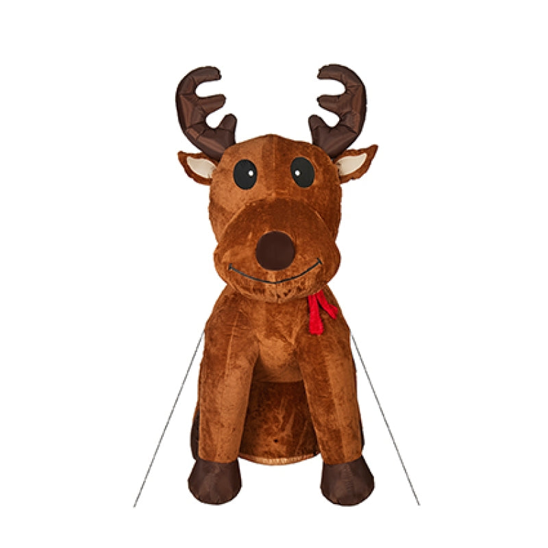 Premier Plush Reindeer Inflatable 2.4m with LEDs