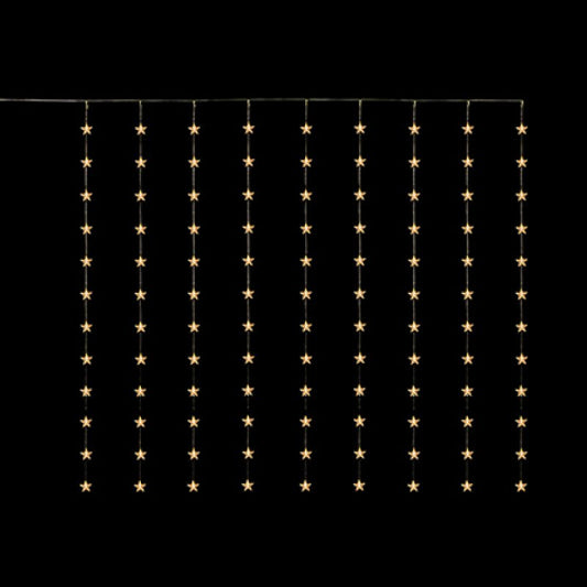 Premier 1.2m x 1.2m Flexbrights star curtain light with 108 warm white LEDs
