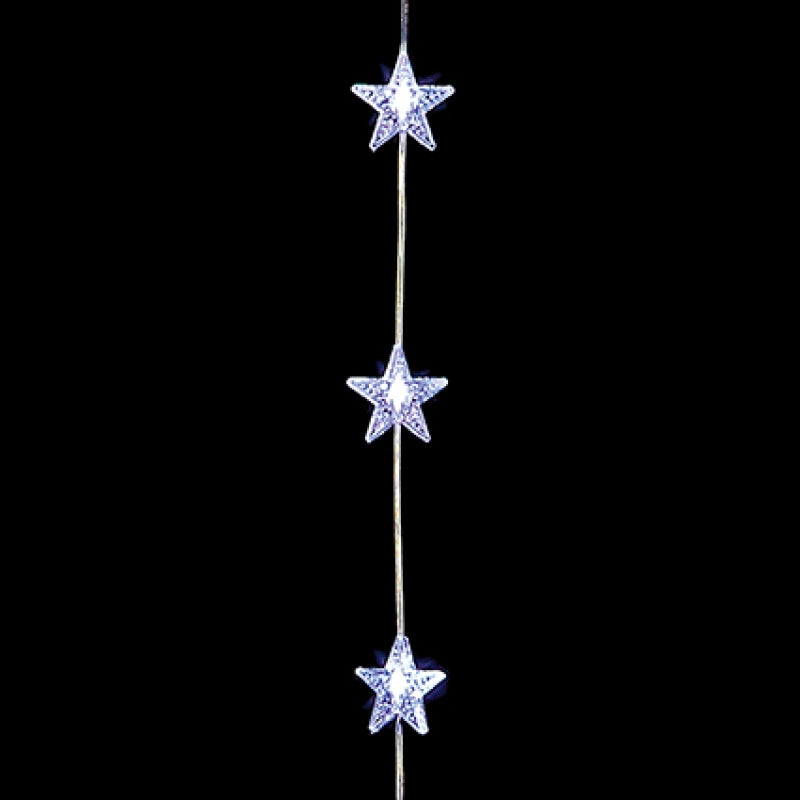 Premier 1.2m x 1.2m Flexbrights star curtain light with 108 bright white LEDs