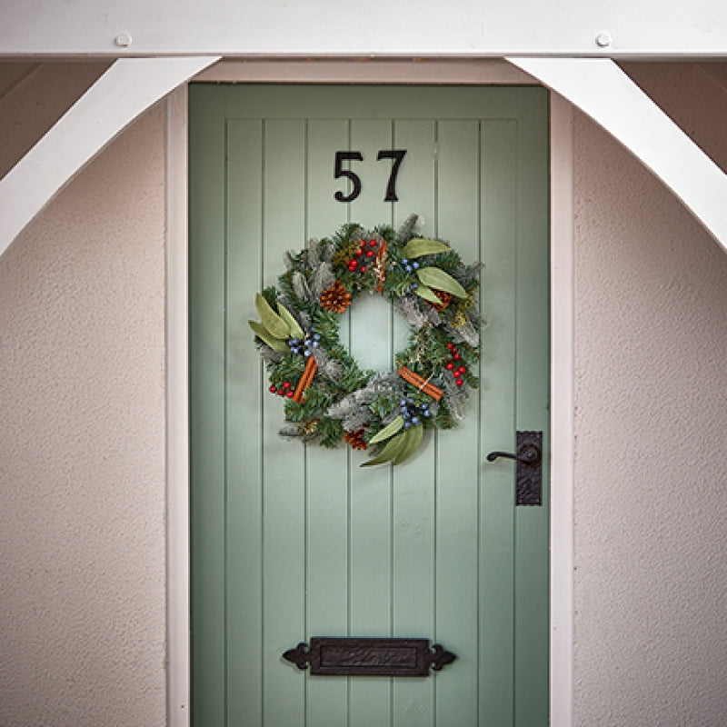 Premier Berry Cinnamon Wreath with Cones 50cm