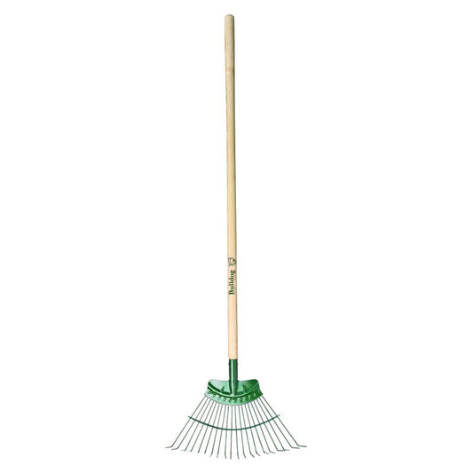 Bulldog Premier Springbok Lawn Rake - 20 Teeth - 54" Handle