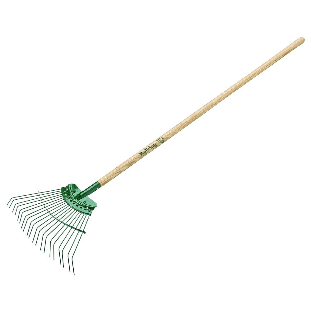 Bulldog Premier Springbok Lawn Rake - 20 Teeth - 54" Handle