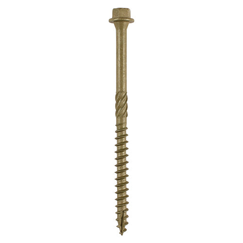 Hex Timber Construction Screws 6.7x87 Green - BOX 50