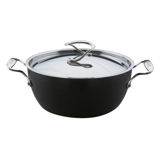 Circulon Style Anodised Large Family Casserole Dish & Lid 26cm