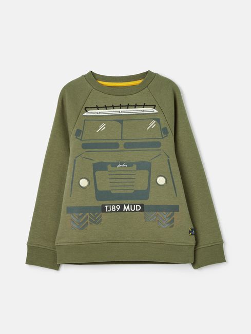 Joules Connor Artwork Crew Neck Sweatshirt