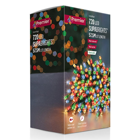 Premier 720 M-A LED Supabrights with Timer Multi Colour