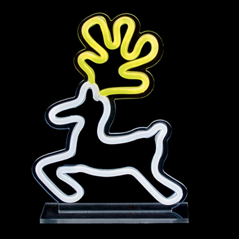 Premier Reindeer Neon Sign Table Top