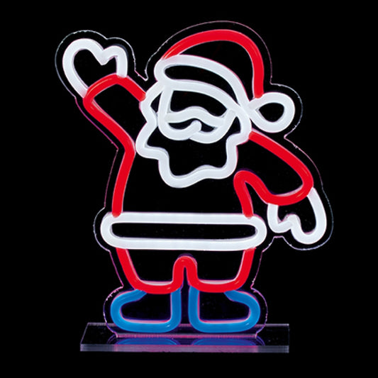 Premier Santa Neon Sign Table Top