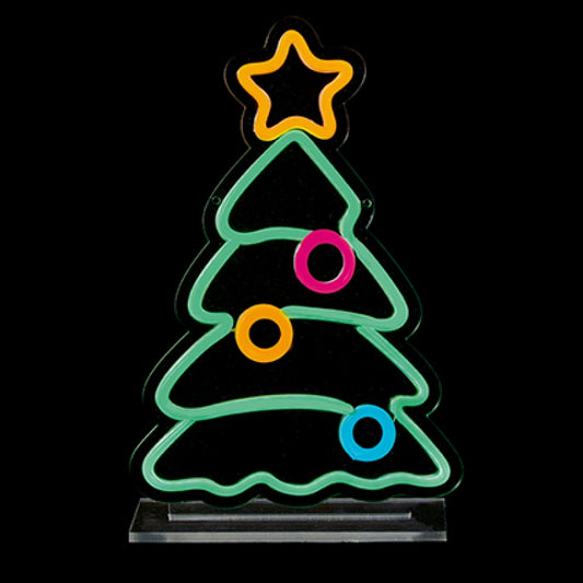 Premier Christmas Tree Neon Sign Table Top