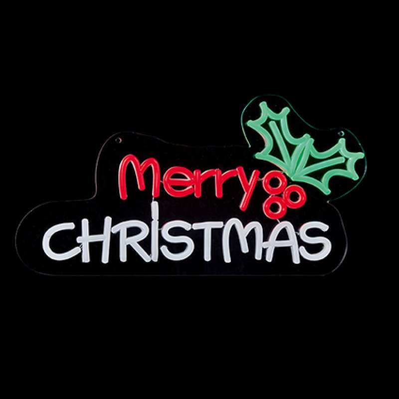 Premier Merry Christmas Neon Sign Hanging