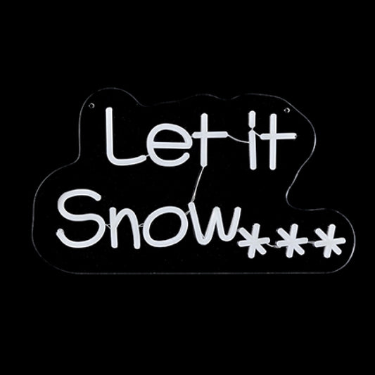 Premier Let It Snow Neon Sign Hanging