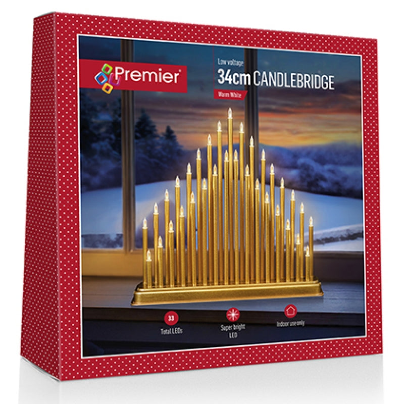 Premier 34cm 33L Gold Candlebridge