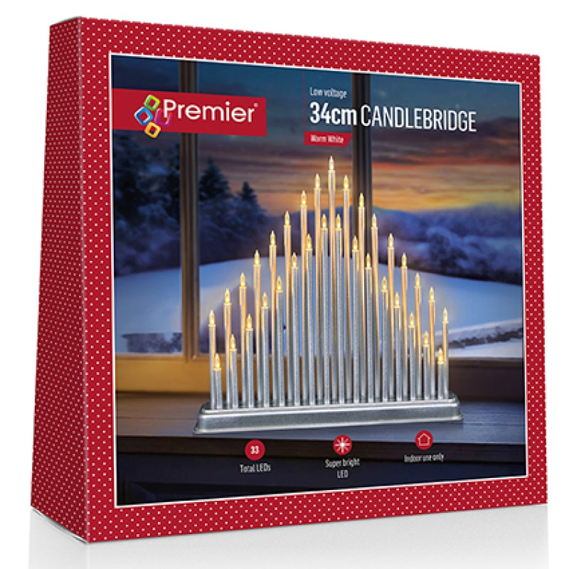 Premier 36cm 33L Silver Candlebridge