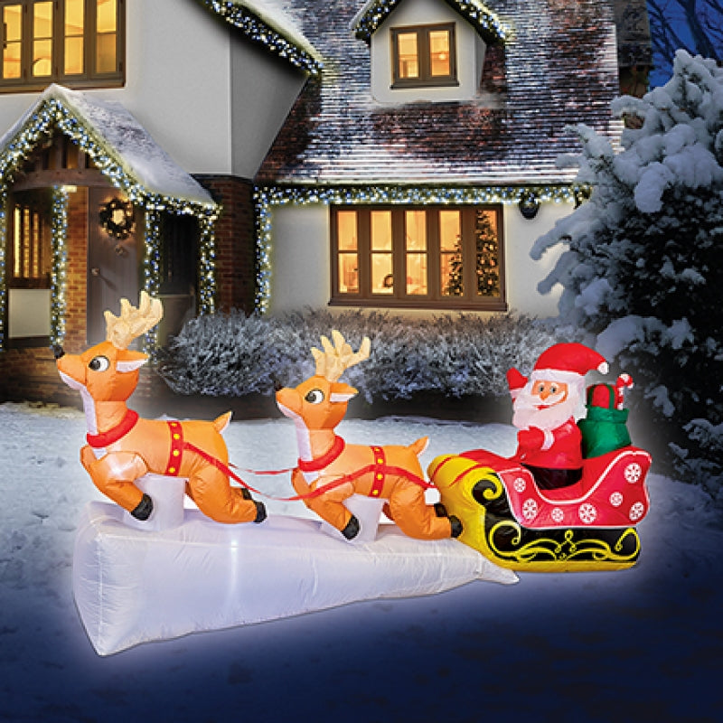 Premier Inflatable Santa Sleigh