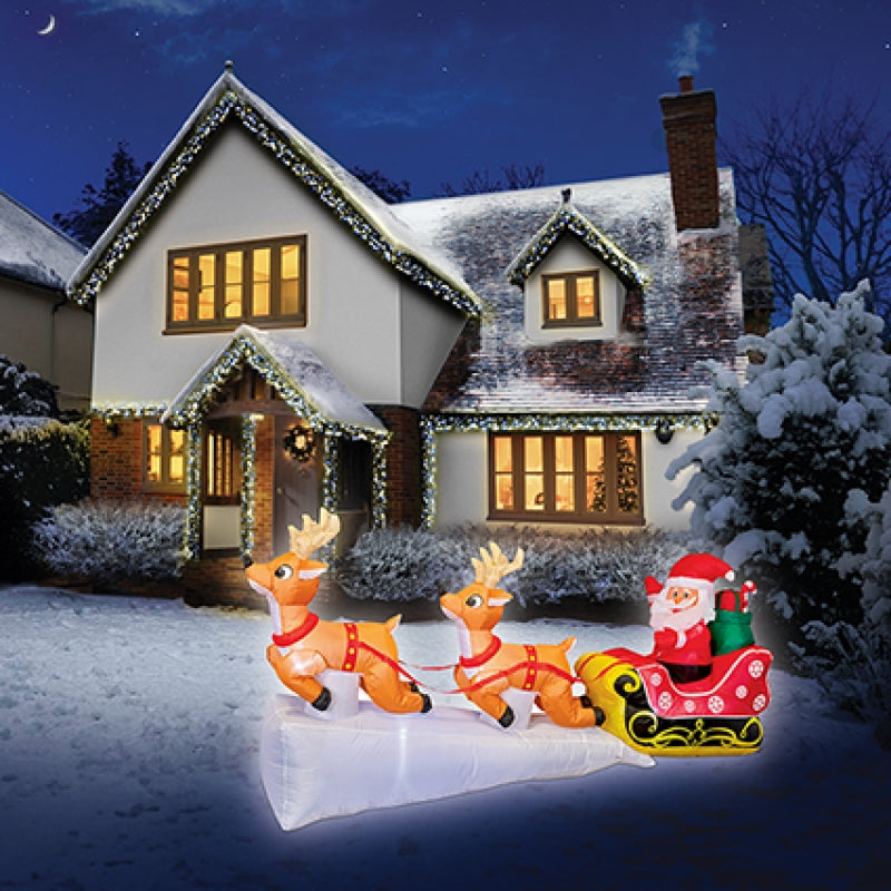 Premier Inflatable Santa Sleigh