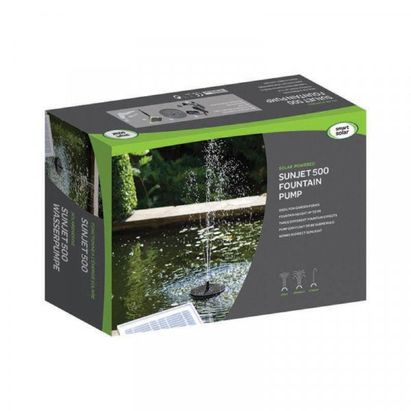 Smart Solar Sunjet 500 Solar Water Pump (1m fountain height)