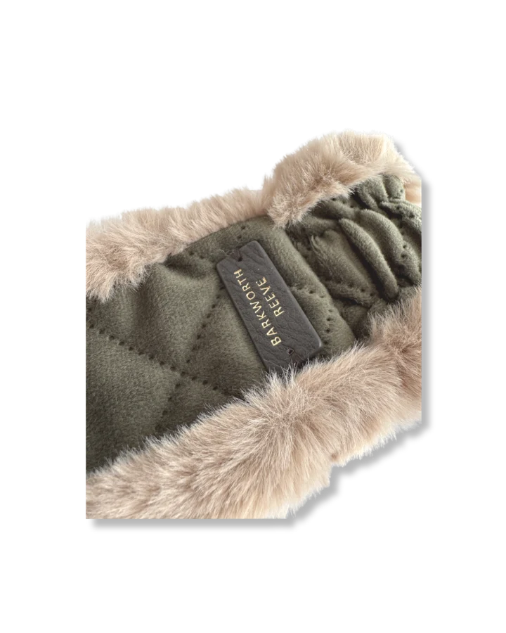 Barkworth Reeve Wilding Reversible Velvet & Faux Fur Headband