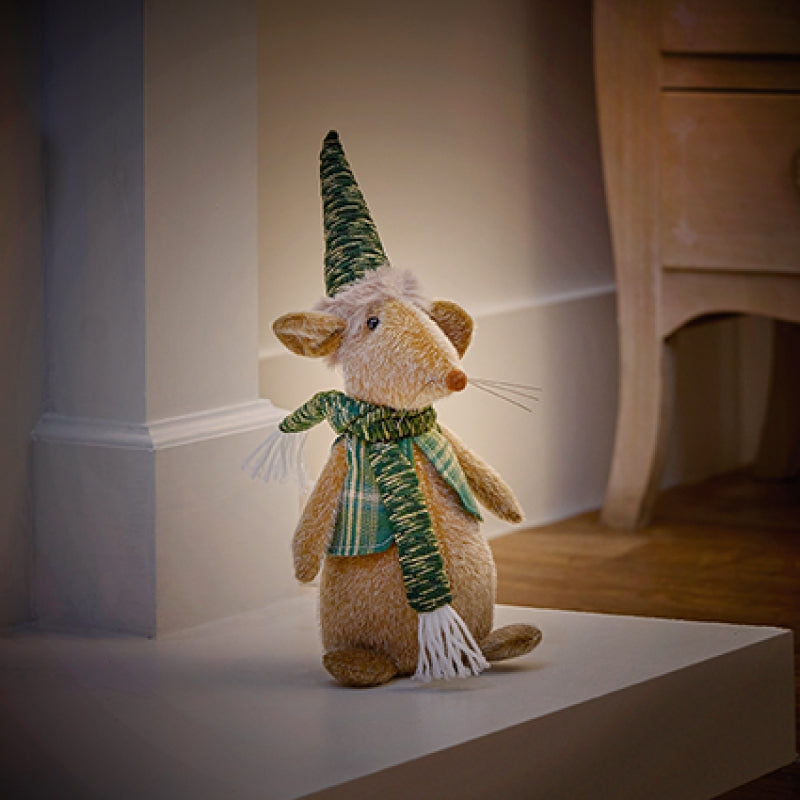 Premier Sitting Christmas Mouse Plush