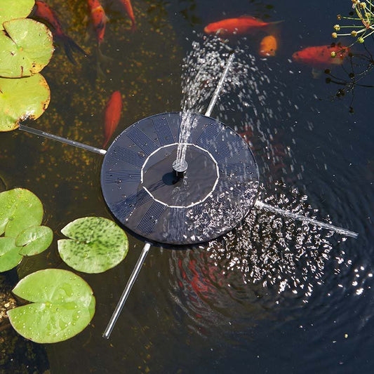 Smart Solar Floating Fountain Water Feature