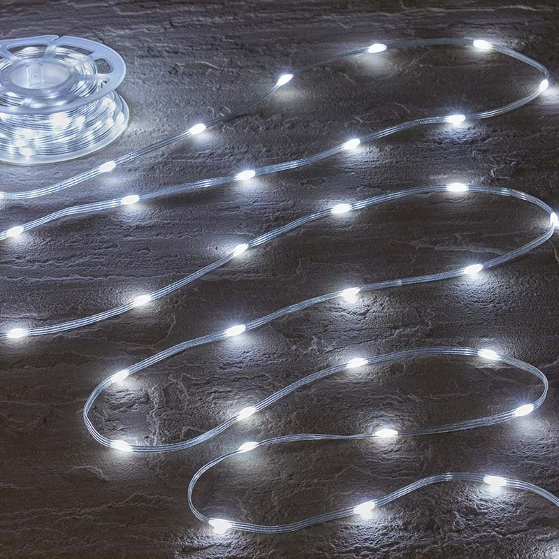 Smart Garden Rechargeable Battery String Lights 100 LED Warm/Cool