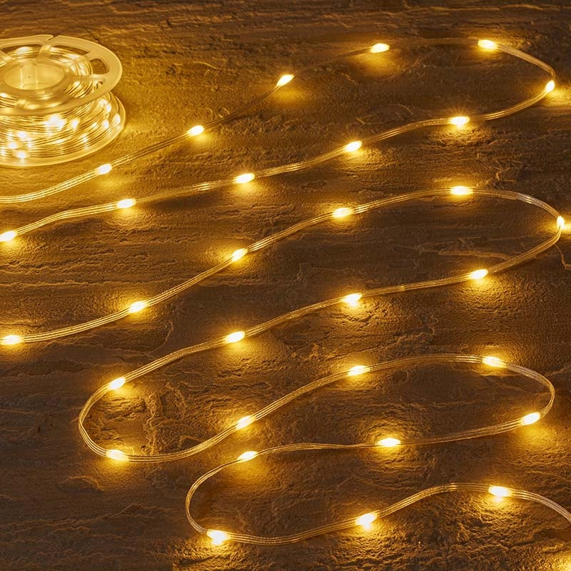 Smart Garden Rechargeable Battery String Lights 100 LED Warm/Cool