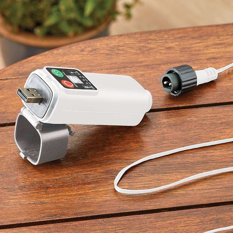 Smart Garden Rechargeable Battery String Lights 100 LED Warm/Cool