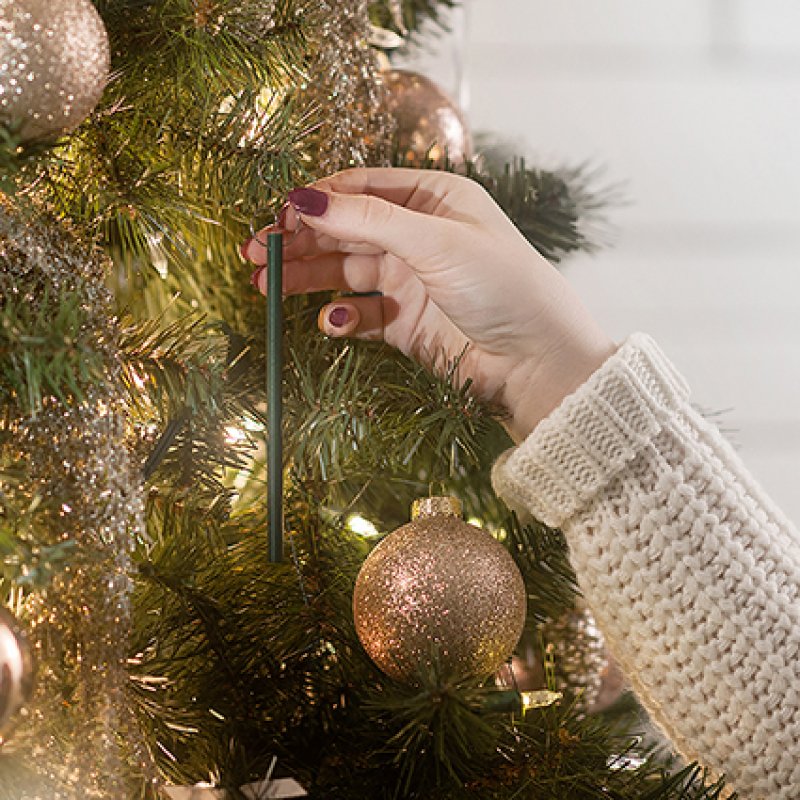 Premier Icicles On Spruce Scentsicles scented ornaments hanging discreetly on Christmas tree branches