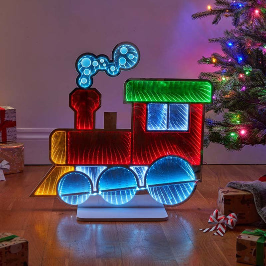 Smart Garden All Aboard! Infinity Train 57cm Christmas light displaying an optical tunnel effect
