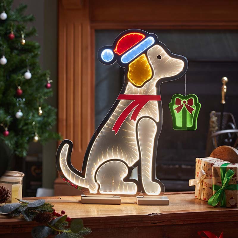 Smart Garden Puppy GiftFinity 56cm low voltage infinity light illuminated indoors