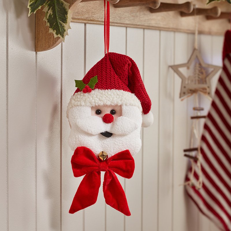 Smart Garden XL Santa Pendant hanging Christmas ornament with classic red suit and white beard