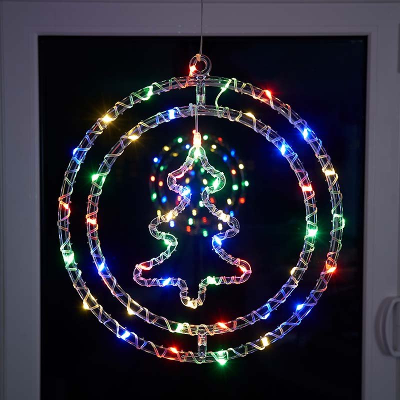 Smart Garden Tree Rings Multi Coloured 30cm LED light illuminated indoors