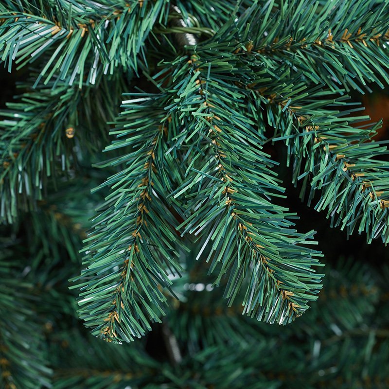 Smart Garden 6ft King Pine Slim artificial Christmas tree assembled in a living room