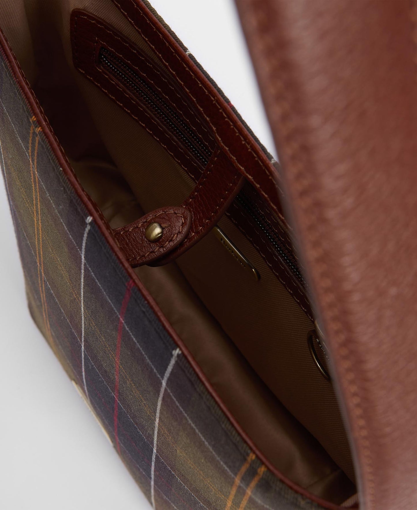 Barbour Cedar Tartan Bucket Bag