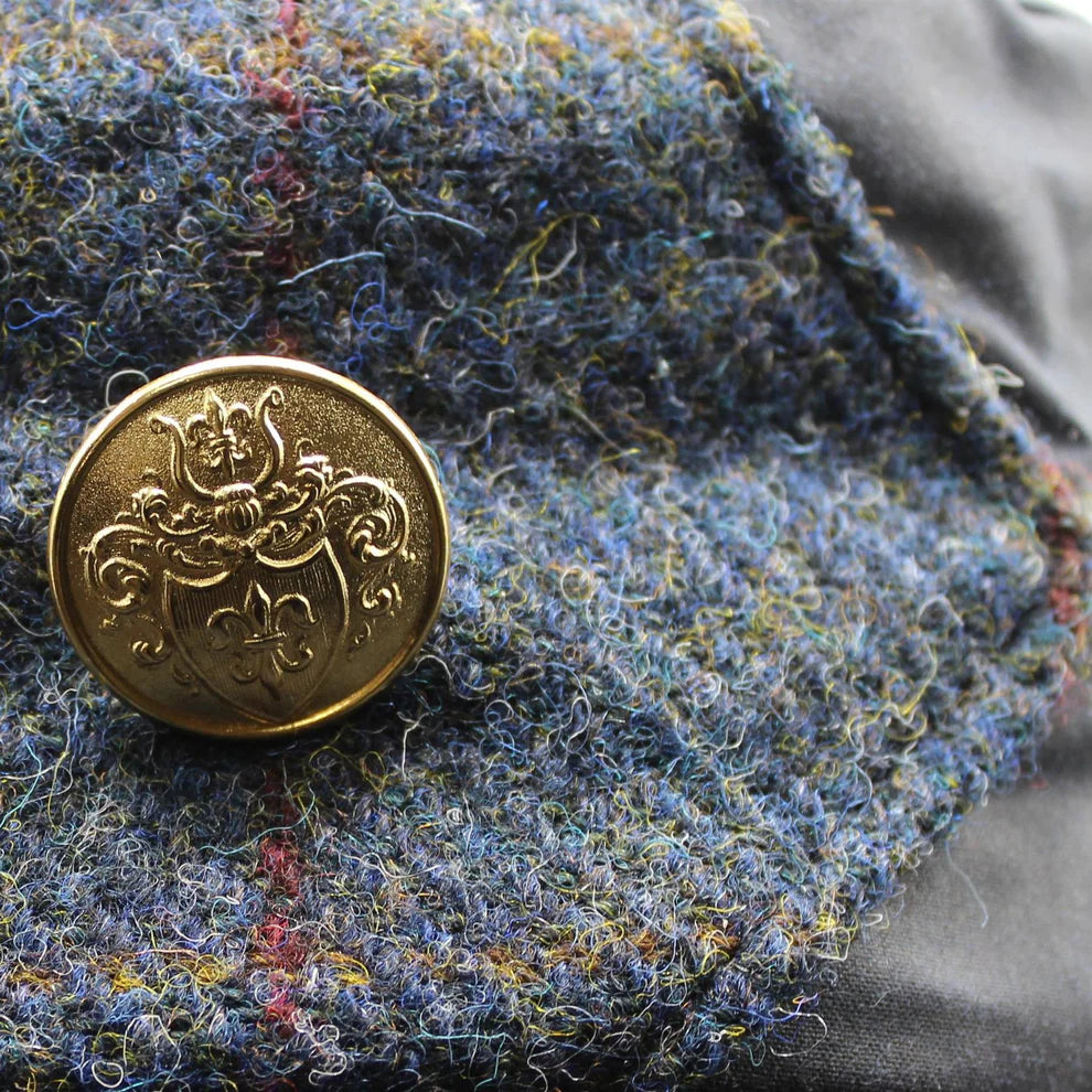Heather Ellen Wax Harris Tweed Hat