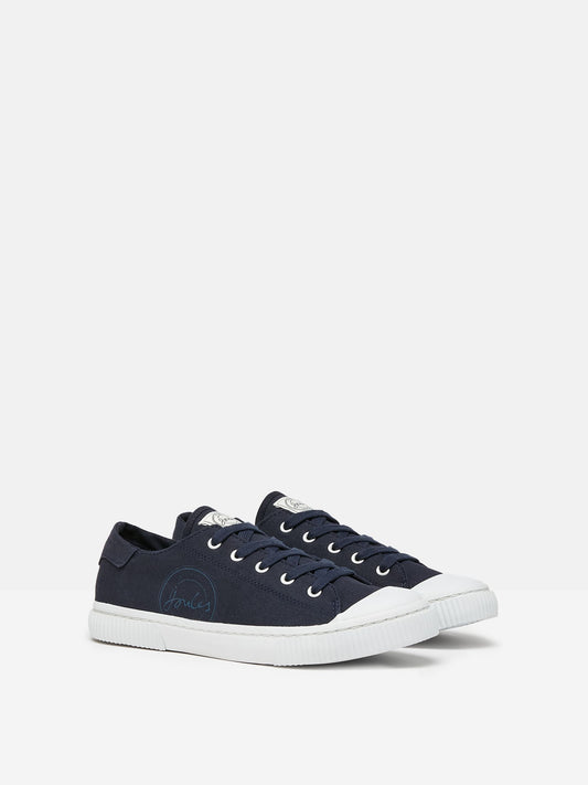 Joules Coast Pump Canvas Trainers