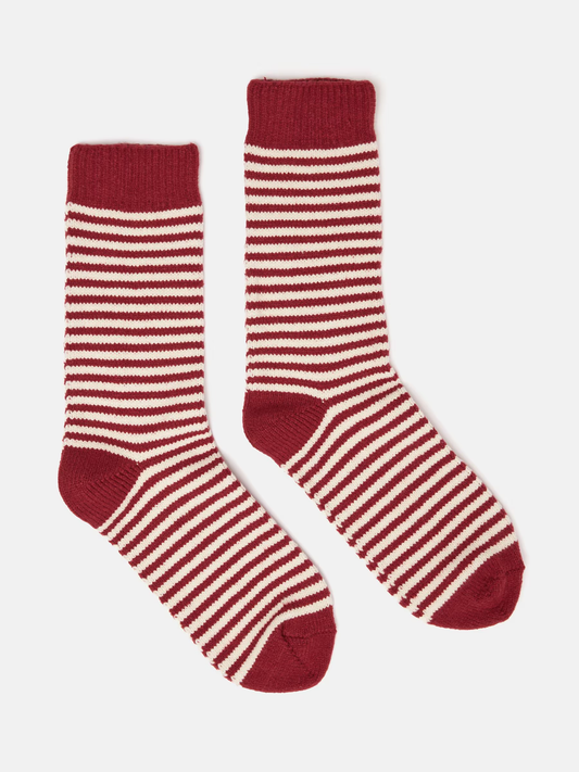 Joules Toasty Soft Stripe Socks