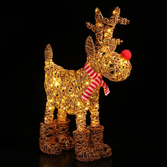 Noma Brown Wicker Rudolph 63cm
