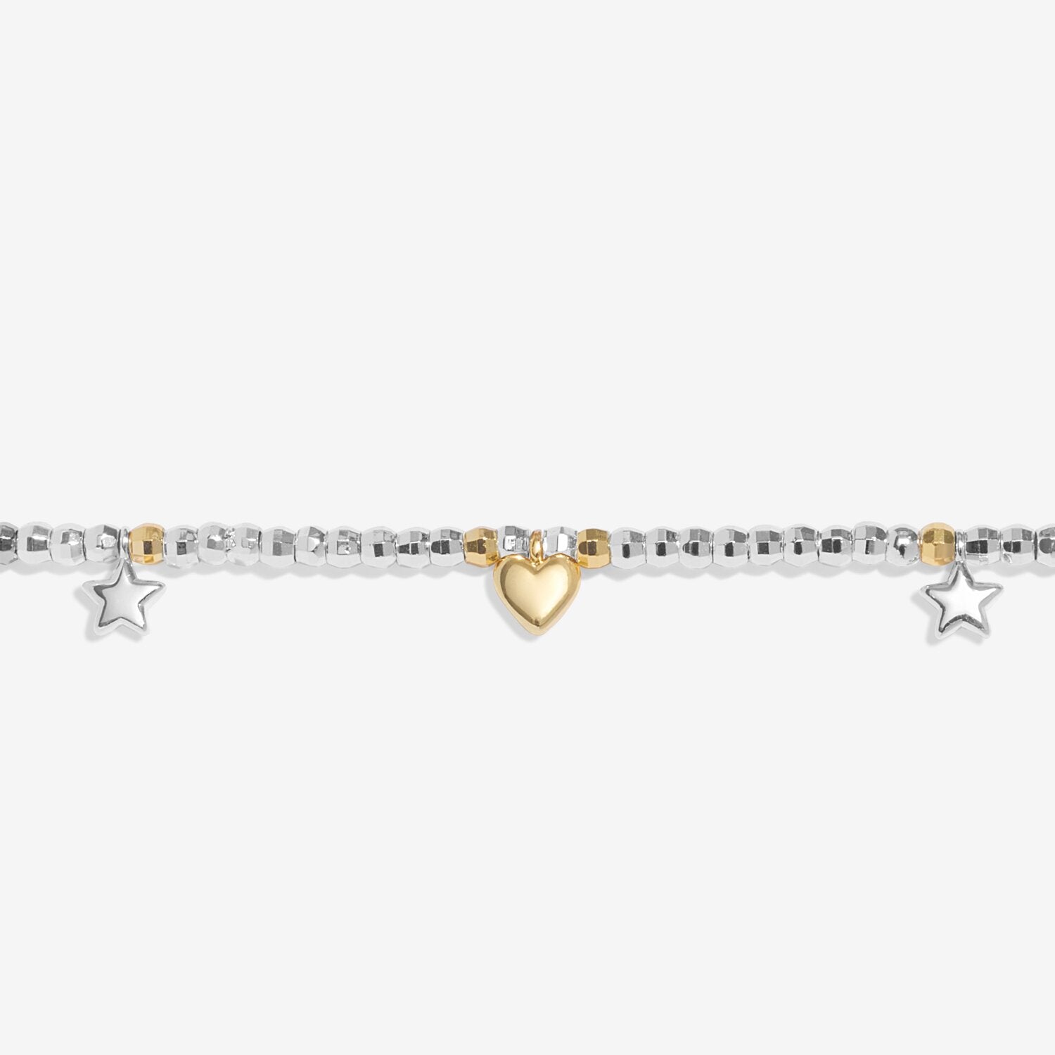 Joma Jewellery Sparkle Confetti A Little Happy Birthday Silver & Gold Plated Bracelet
